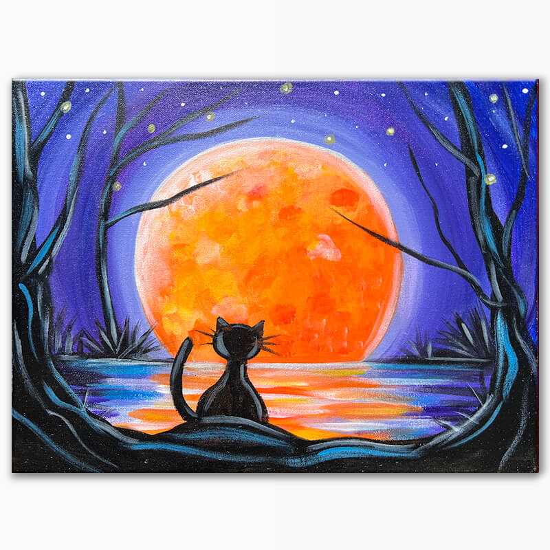 Moon Shadow Painting Class