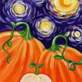 Pumpkin Night Painting Party with The Paint Sesh