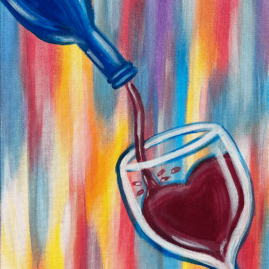 Wine Time Painting Party with The Paint Sesh