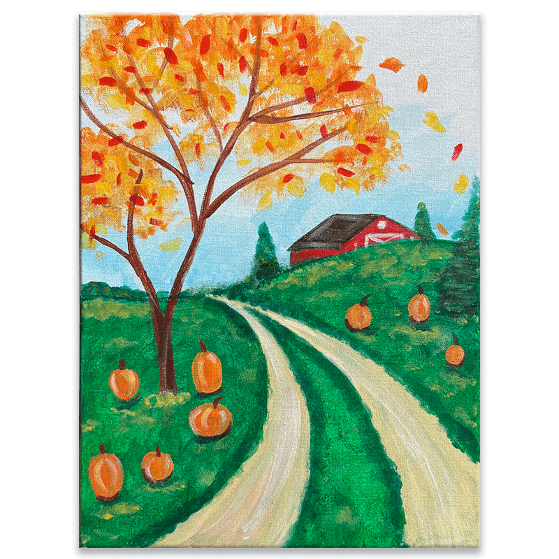 Country Road Painting Class with The Paint Sesh