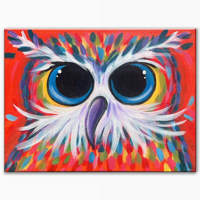 Owl Be There Painting Class with The Paint Sesh