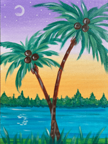 Creekside Palms Painting Party with The Paint Sesh