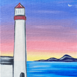 Lighthouse Cove Painting Party with The Paint Sesh