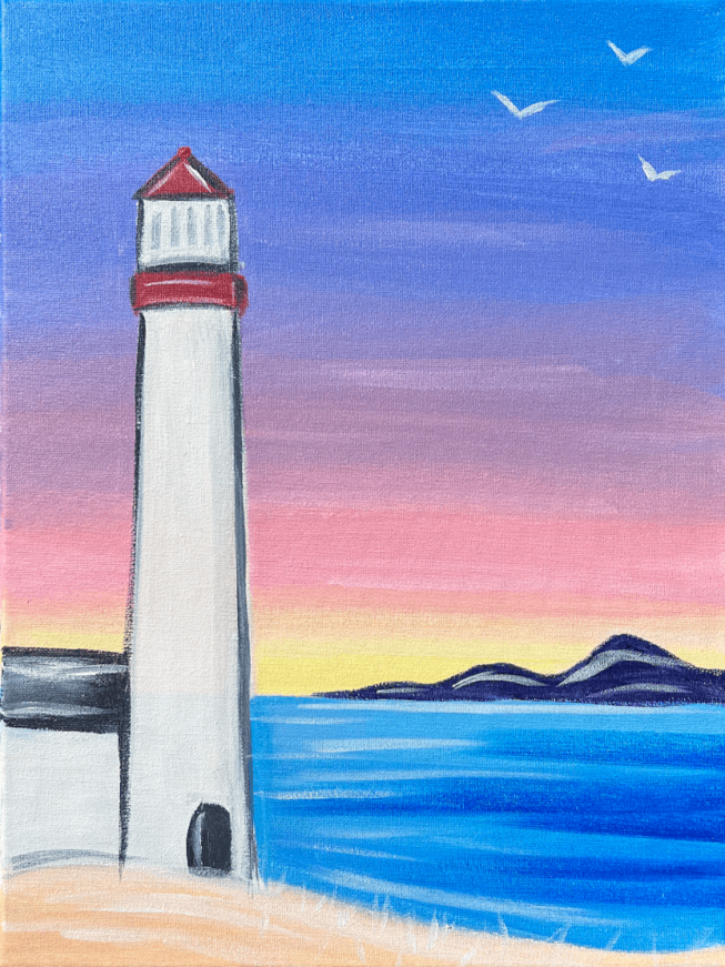 Lighthouse Cove Painting Party with The Paint Sesh