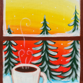 Winter Morning Painting Party with The Paint Sesh
