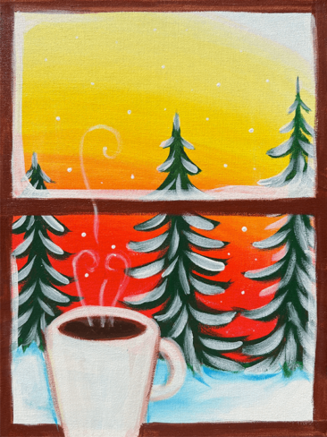 Winter Morning Painting Party with The Paint Sesh