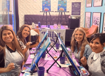 Best Mothers Day Activities Paint & Sip with The Paint Sesh