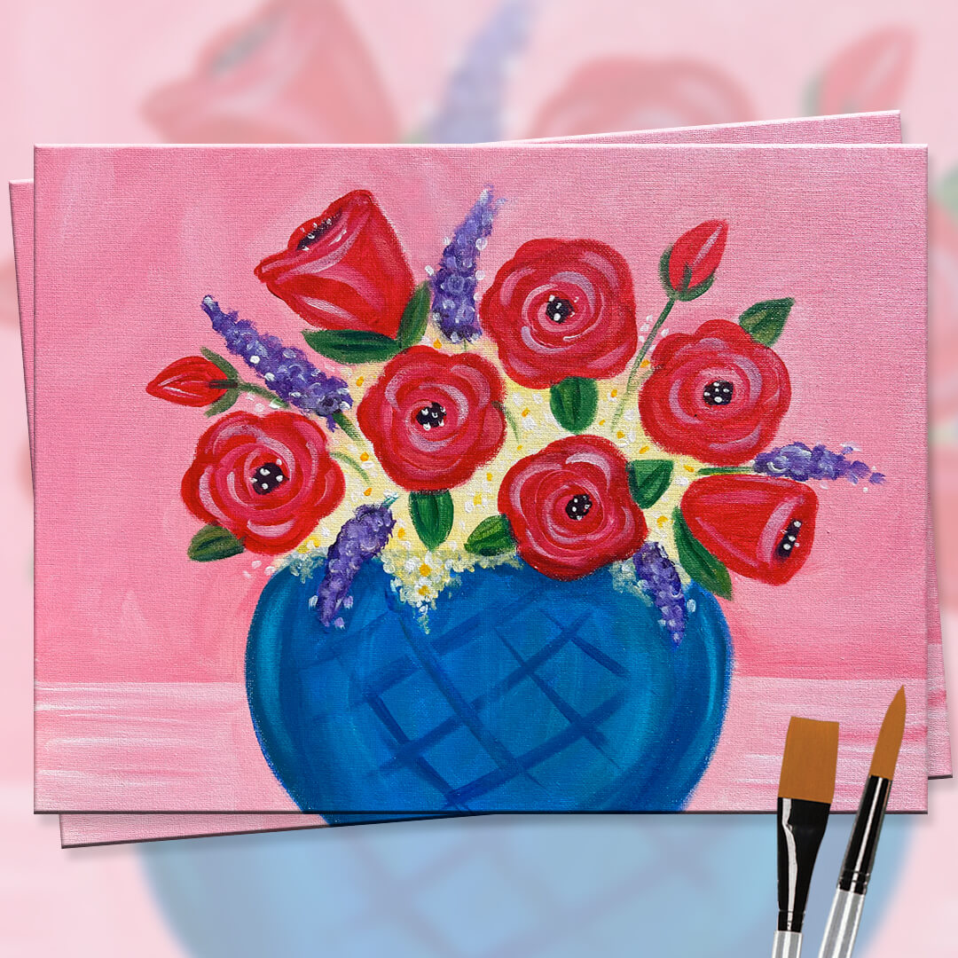Roses Painting Event at Rhinegeist Brewery – Join The Paint Sesh in Cincinnati for a vibrant pre-Valentine’s paint and sip experience.