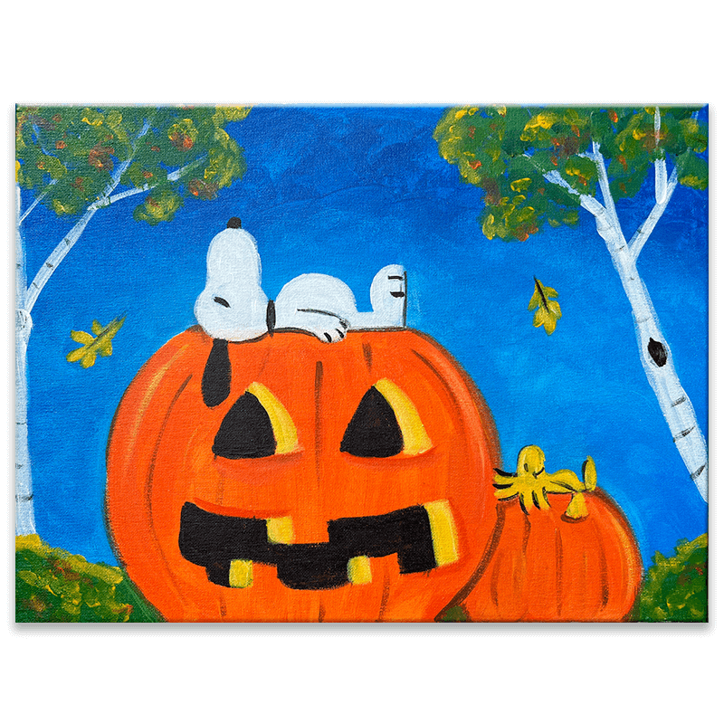 Snoopy Halloween Painting Event with The Paint Sesh