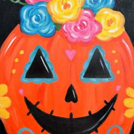 Night of the Pumpkin Painting Party with The Paint Sesh
