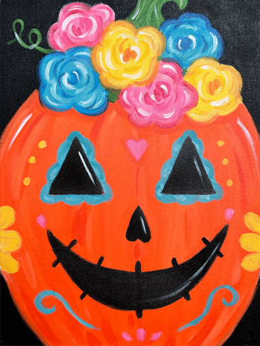 Night of the Pumpkin Painting Party with The Paint Sesh