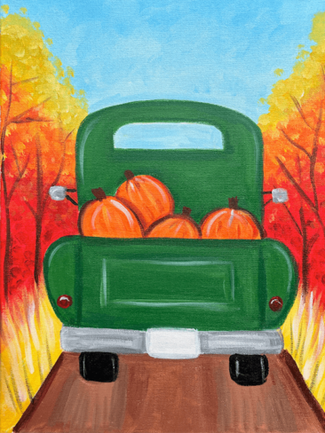 Pumpkin Drive Painting Party with The Paint Sesh