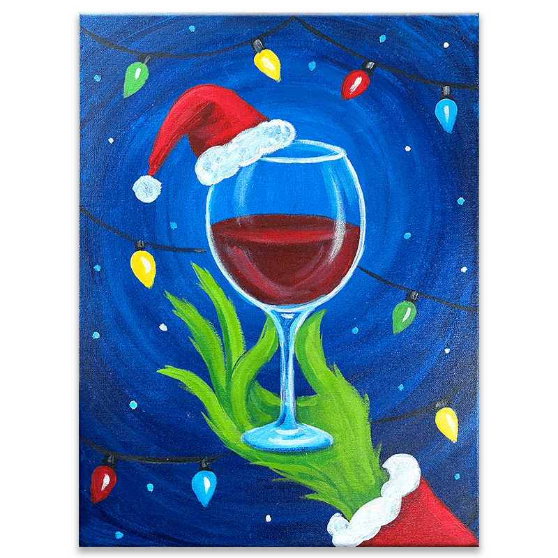 Grinch & Sip Painting Event with The Paint Sesh