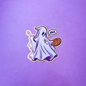 Ghost Painter Sticker