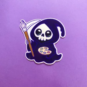 The Grim Painter Sticker